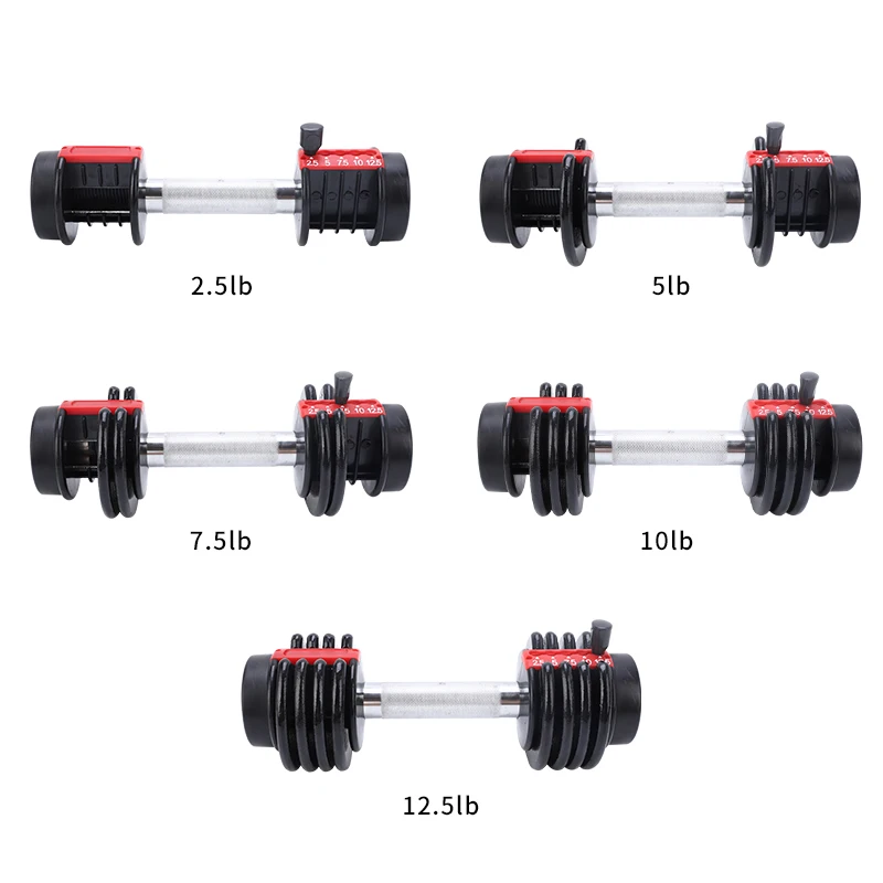 Wholesale and Retail Fitness Equipment Dumbbell China Gym Weights Set Adjustable Dumbbell