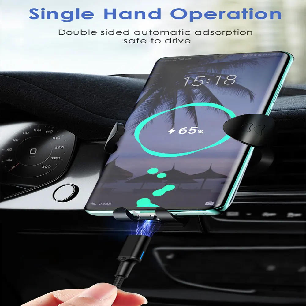 Wholesale IPSKY on stock oem multiple 3A fast charging port 7 pin micro usb Magnetic Cable