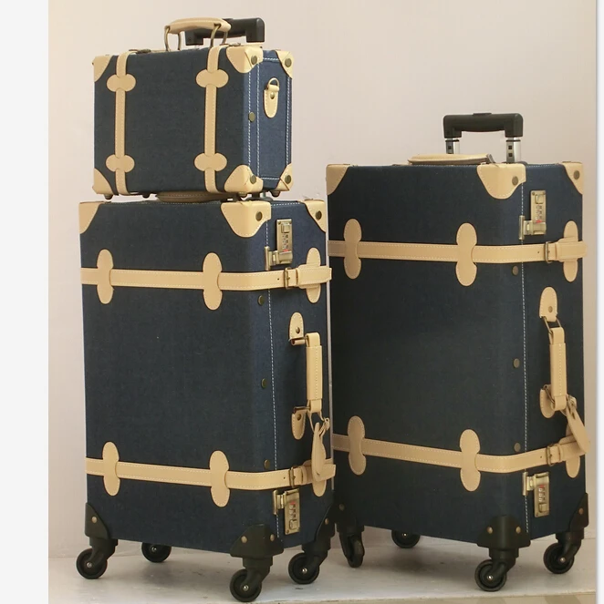 Student Girls Fancy Storage box Wooden Trunk