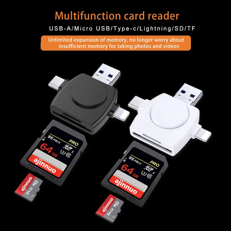 Многофункциональное устройство для чтения карт памяти USB-A/Micro