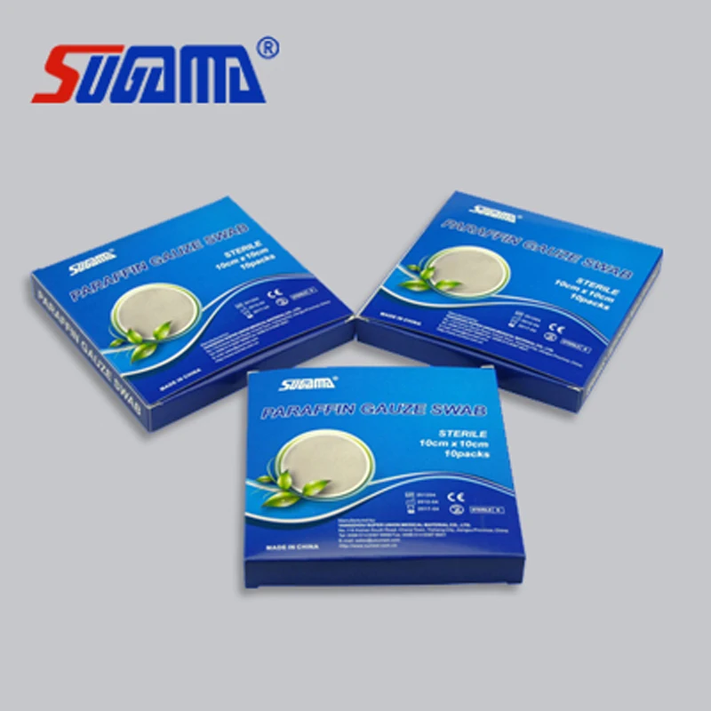 Medical Sterile 10x10cm Vaseline 30 X Paraffin Gauze Swab