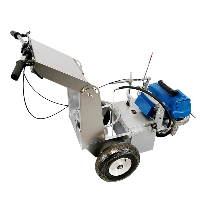 Battery Powered Cold Spray Marking Machine for Road Construction Core Components Include Engine and Pump