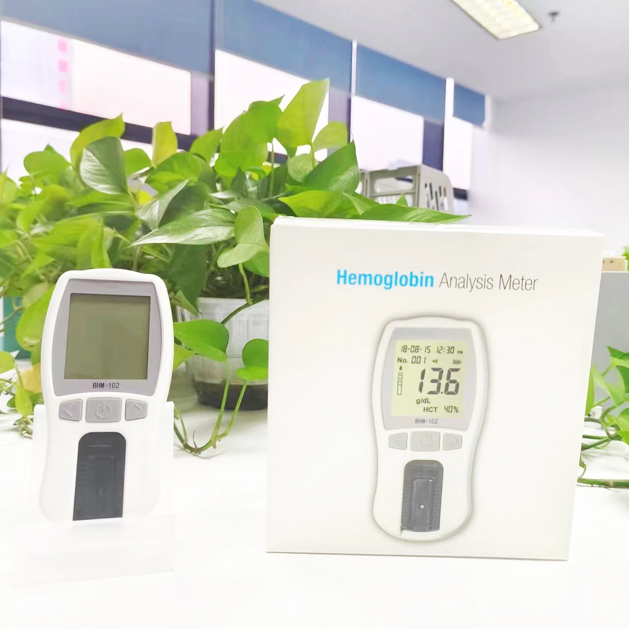 China plus hp hb machine hemoglobin test strip analysis meter of easy to operate monitoring system