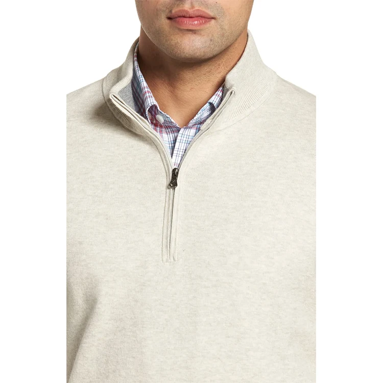 
OEM 100% cotton mens hoodie high quality custom logo sports hoodies classic fit quarter zip sweater for men 