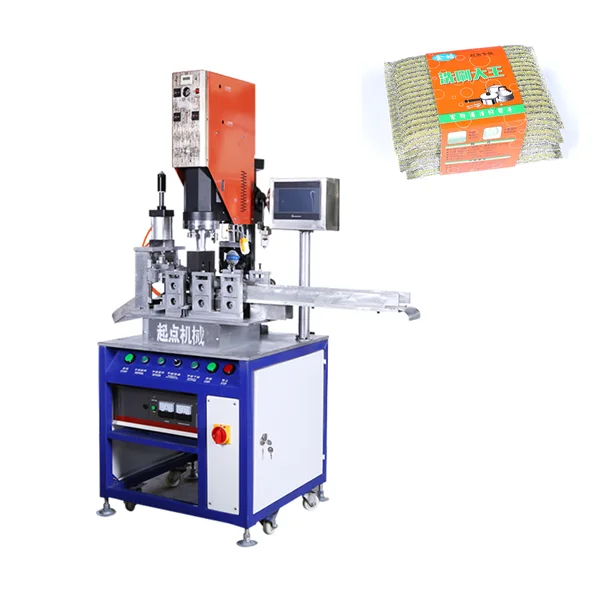 Kitchen sponge scouring pad automatic cutting making machine