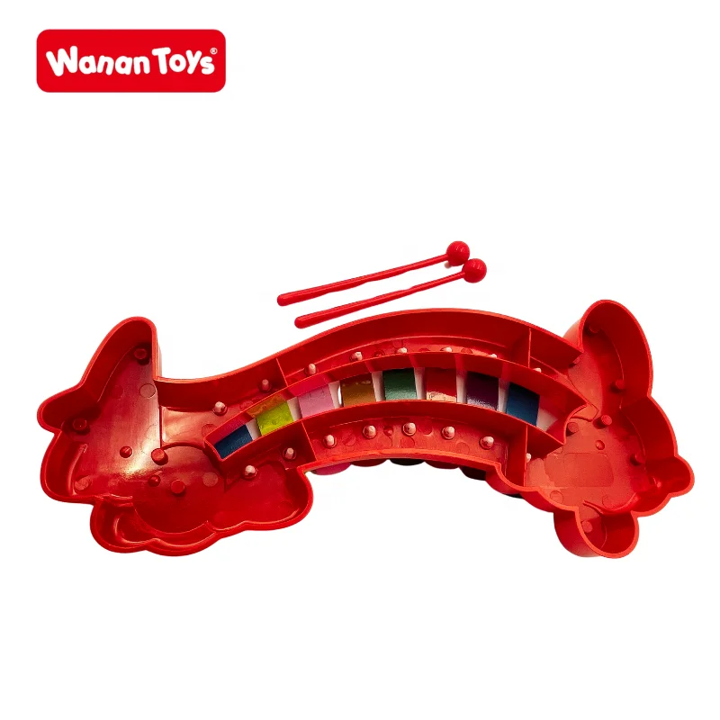 2024 High Quality children Educational music Toys  baby funny  Music Instrument Toy musical note shape plastic Xylophone toy