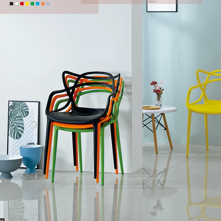 wholesale China suppliers cheap prices sale Nordic designer modern garden white dining stackable plastic chair for events