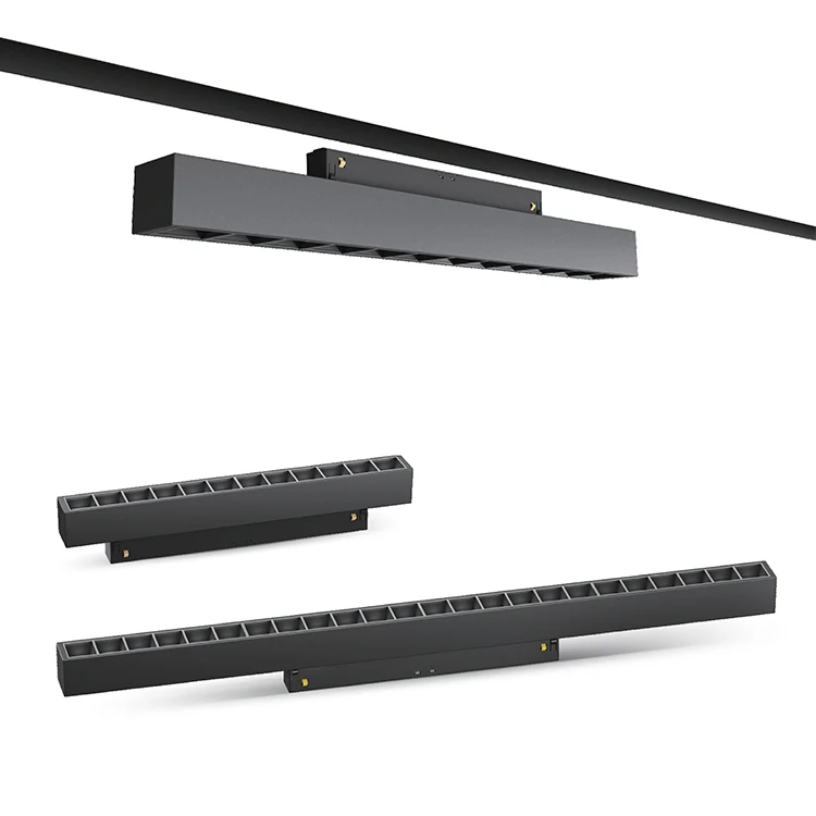 DC48v Linear Magnetic Led Track Light Embedded Commercial Household Lighting System