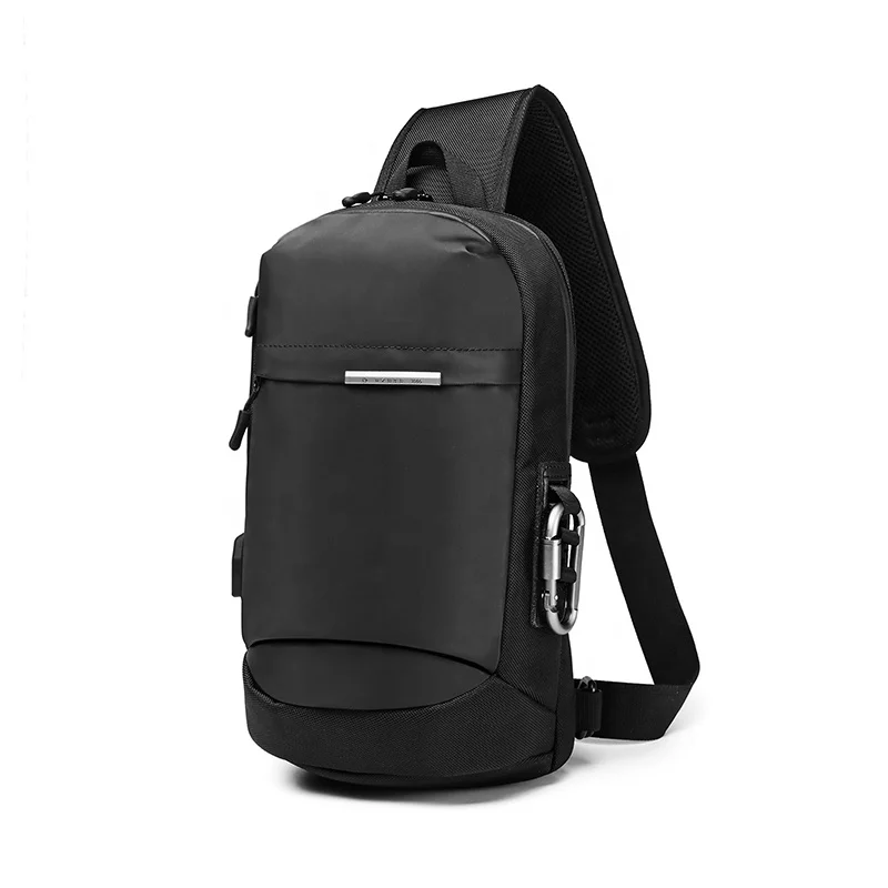 OZUKO D9262 Перевозка груза падения Usb умные мужские фирменные нагрудный рюкзак водонепроницаемый сумки-мессенджеры 2039 слинг-сумка для
