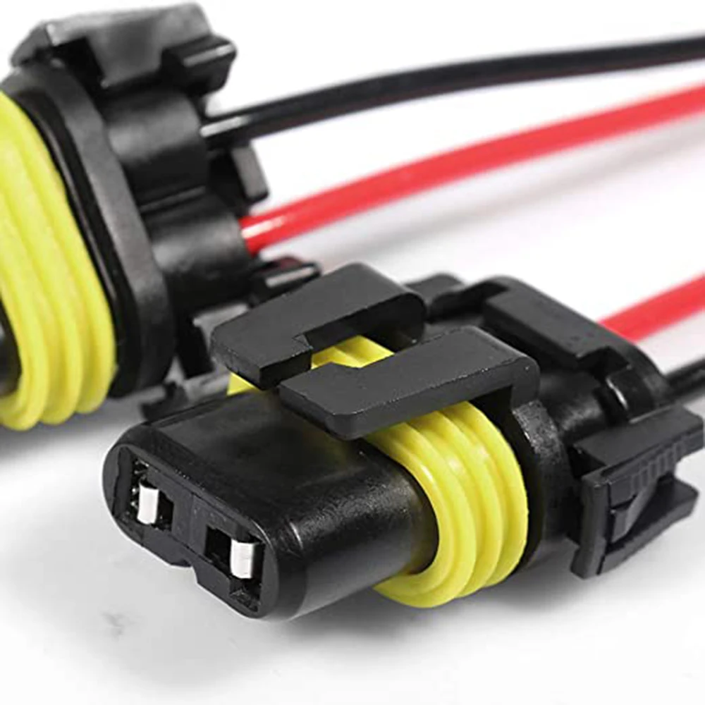 9005 9006 HB3 HB4 H11 H8 H9 Female Adapter Wiring Harness Sockets Wire Connector For Headlights Fog Lights