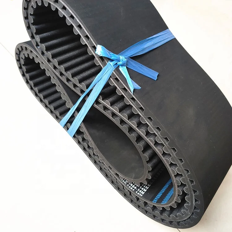 Single side rubber material htd 14m timing belt