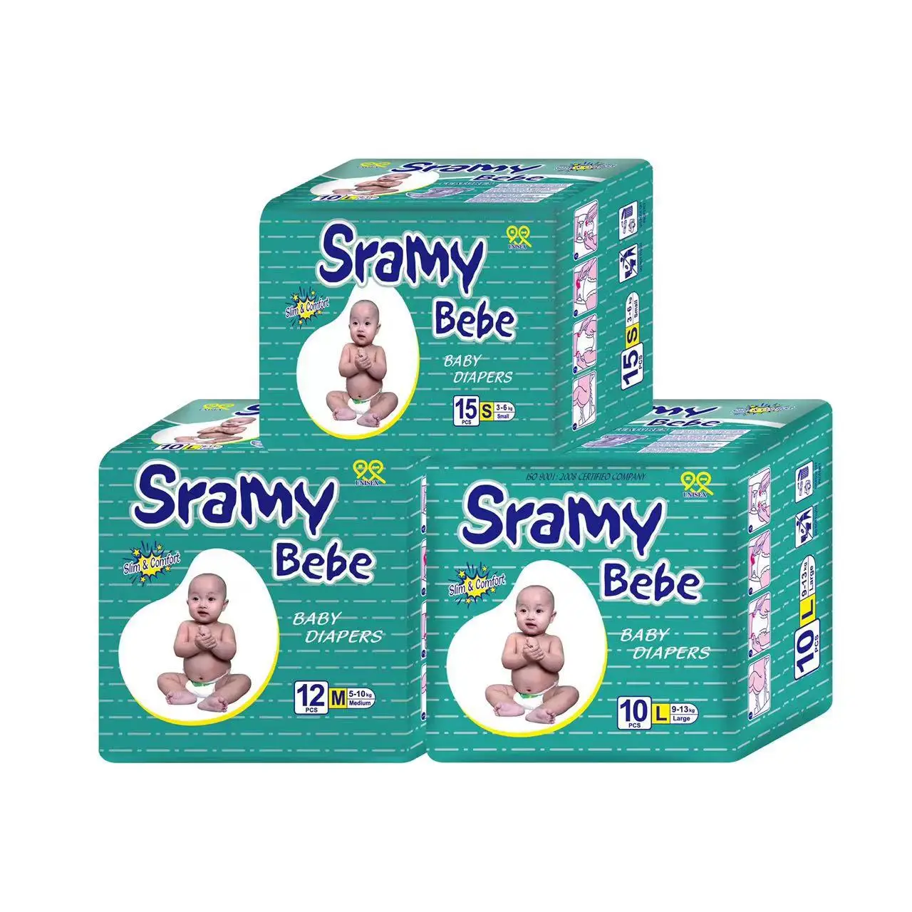 Private Label Tree Free Green Eco Friendly Organic Biodegradable Bamboo Fiber Disposable Baby Diaper Nappies