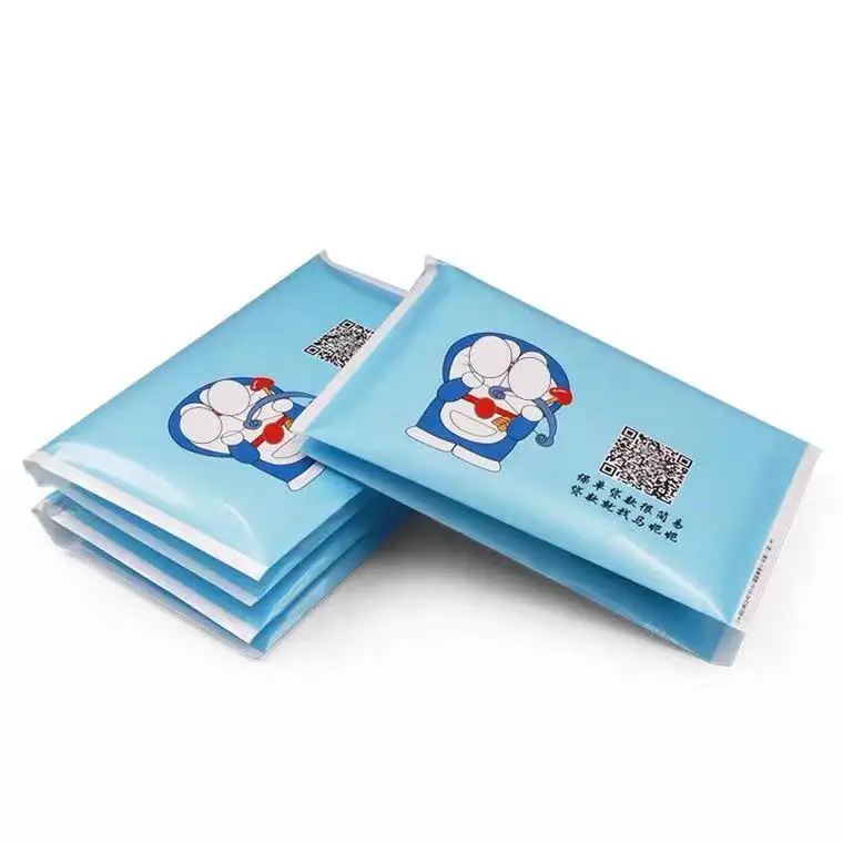 customized wrapping wallet pack mini facial tissue packet hankechief printed plastic bags wrap wallet tissue pack