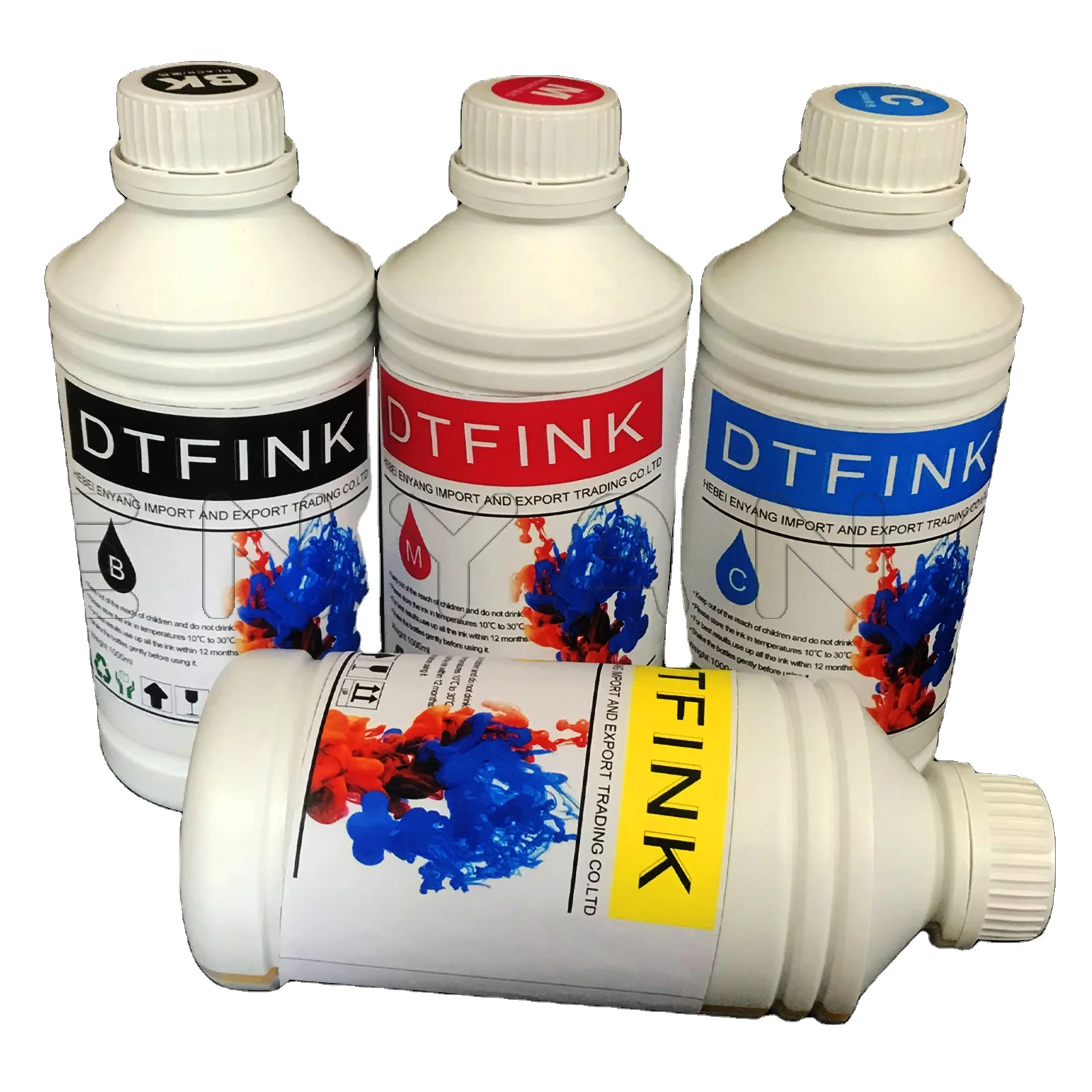 Premium 500ml-1000ml Textile Printer Film with White Pigment DTF Ink for DTF Printers Printing Inks Genre