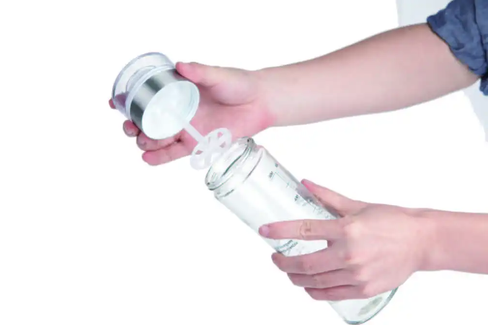 550 мл стеклянный смеситель для салата с измерениями, популярный шейкер для салата