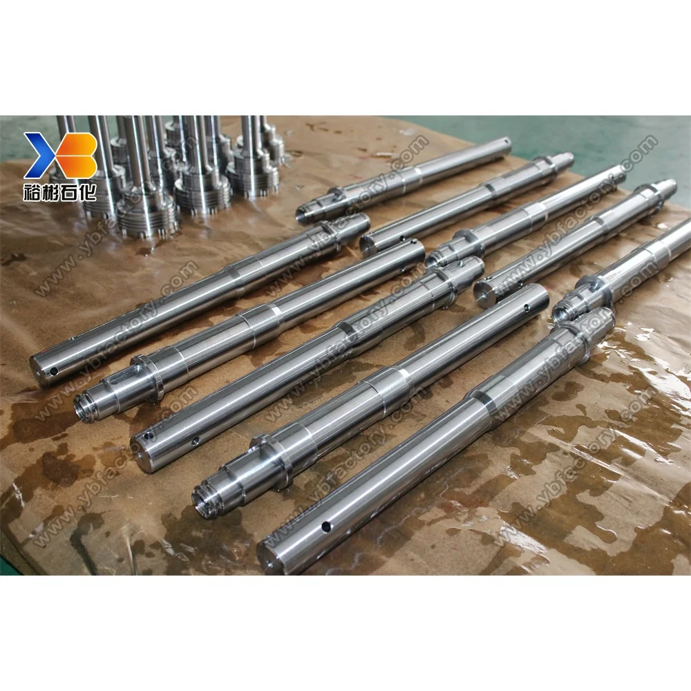 High quality cnc machined stainless steel worm gear shaft with EN10204 3.1