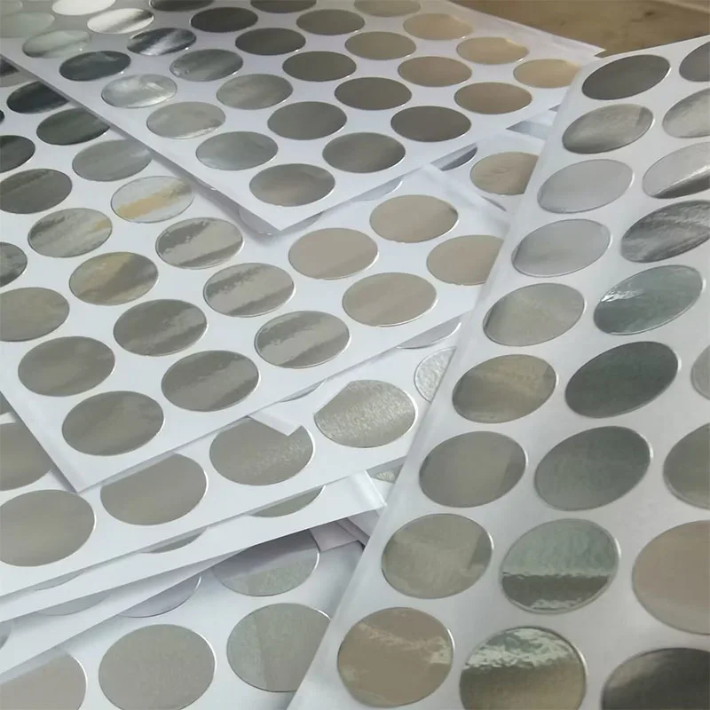 20mm 50mm Round Aluminum Foil Self Adhesive Stickers Waterproof and Fire Resistant Repair Kit