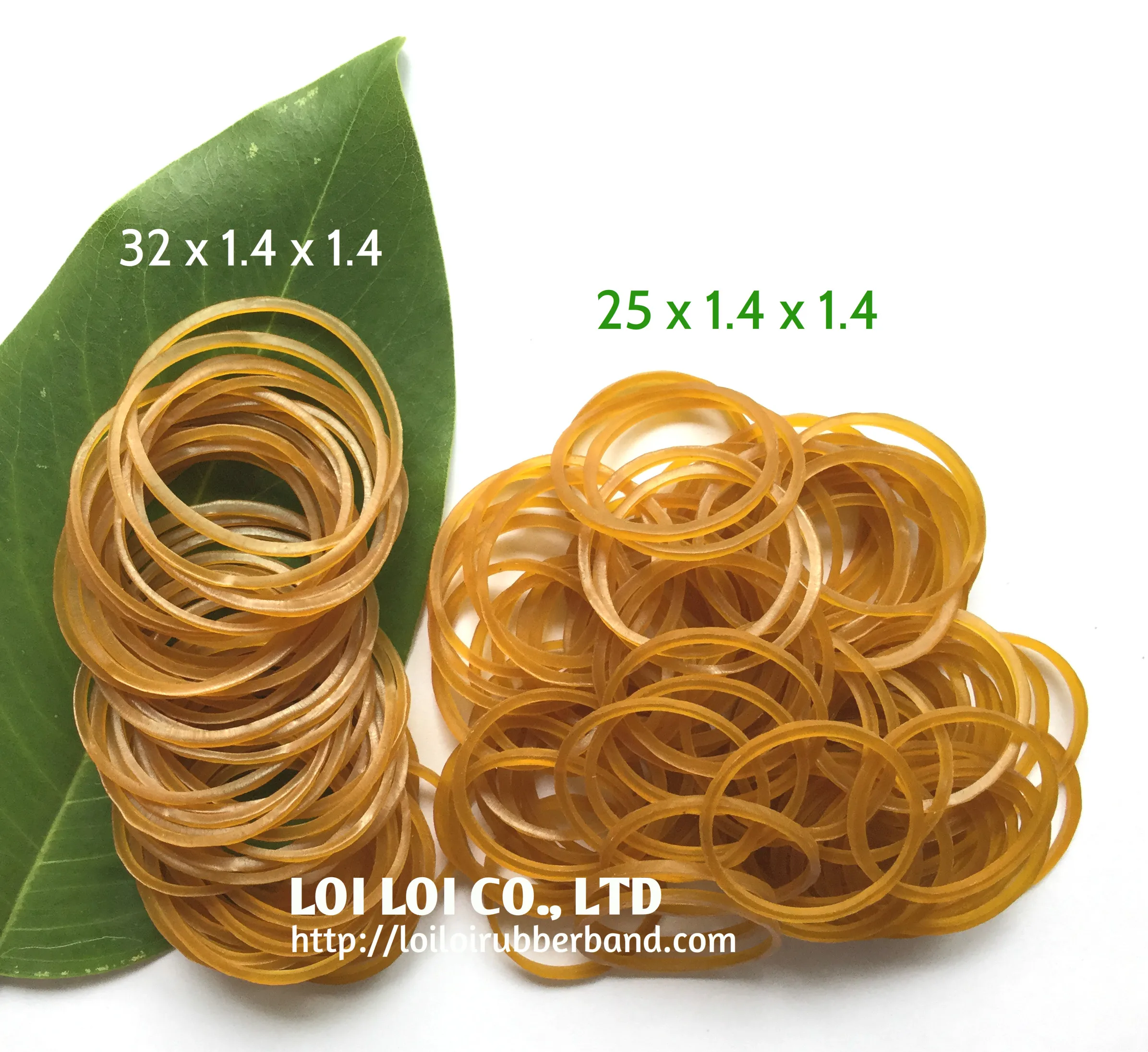 New Look Honey color Natural rubber band / Special Amber tone colour transparent rubber band Made in Vietnam Any size wide