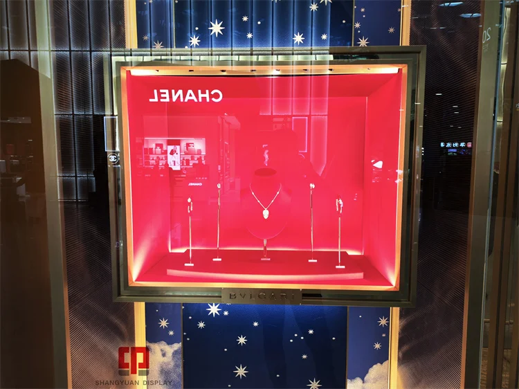 Custom Fashion Luxury Watch Shop Furniture Display Cabinets Watch Glass Display Showcase With Led For Watch Shop Design