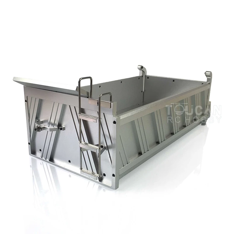 Parts Lesu 400Mm Full Metal Cargo Bucket Container B For 6*6 RC Dumper 1/14 Truck Tamiyaya Toucan Hobby TH02029
