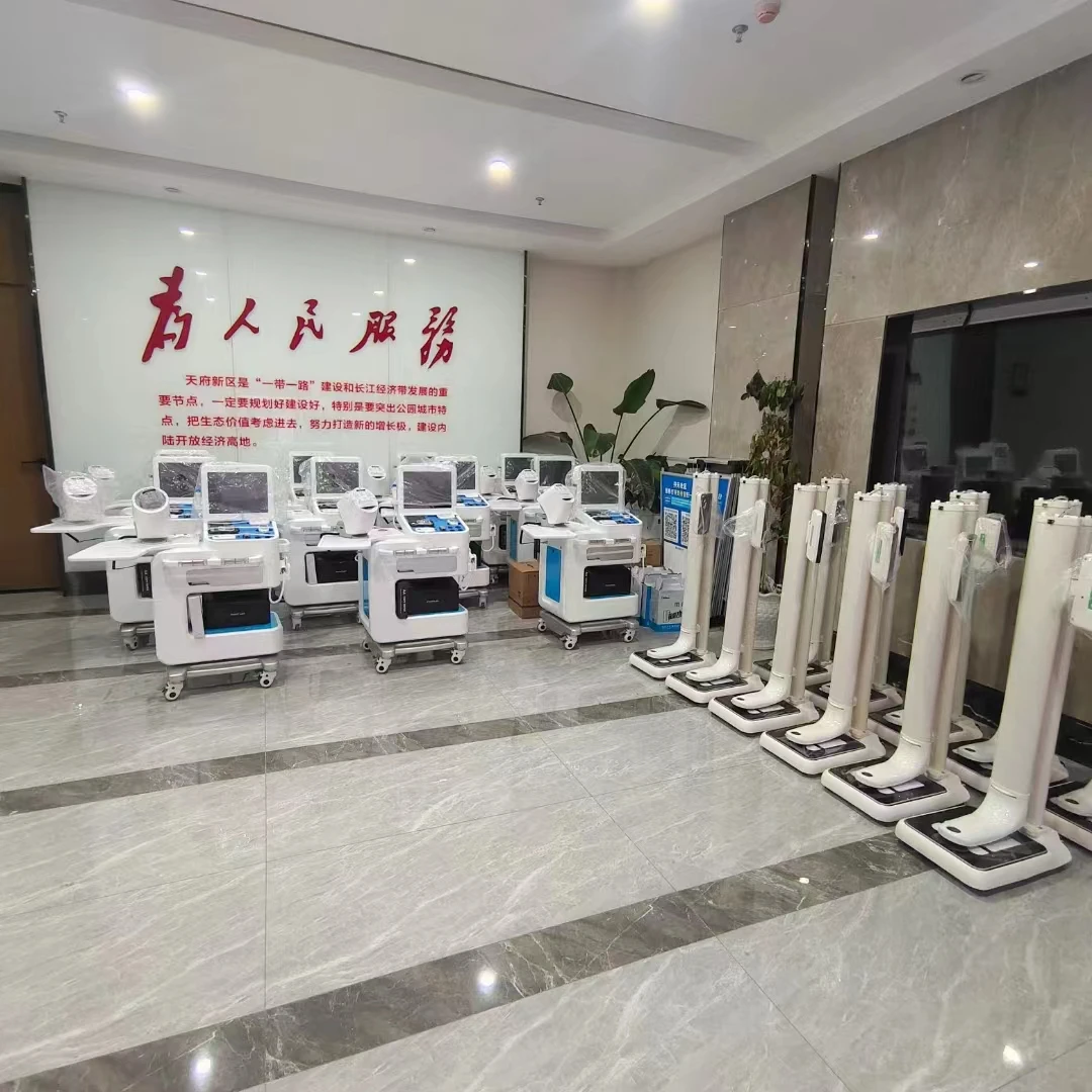 LEKA health checkup kiosk  medical grade ABS safety material  All in one health check up  Kiosk  Smart Health Posthouse