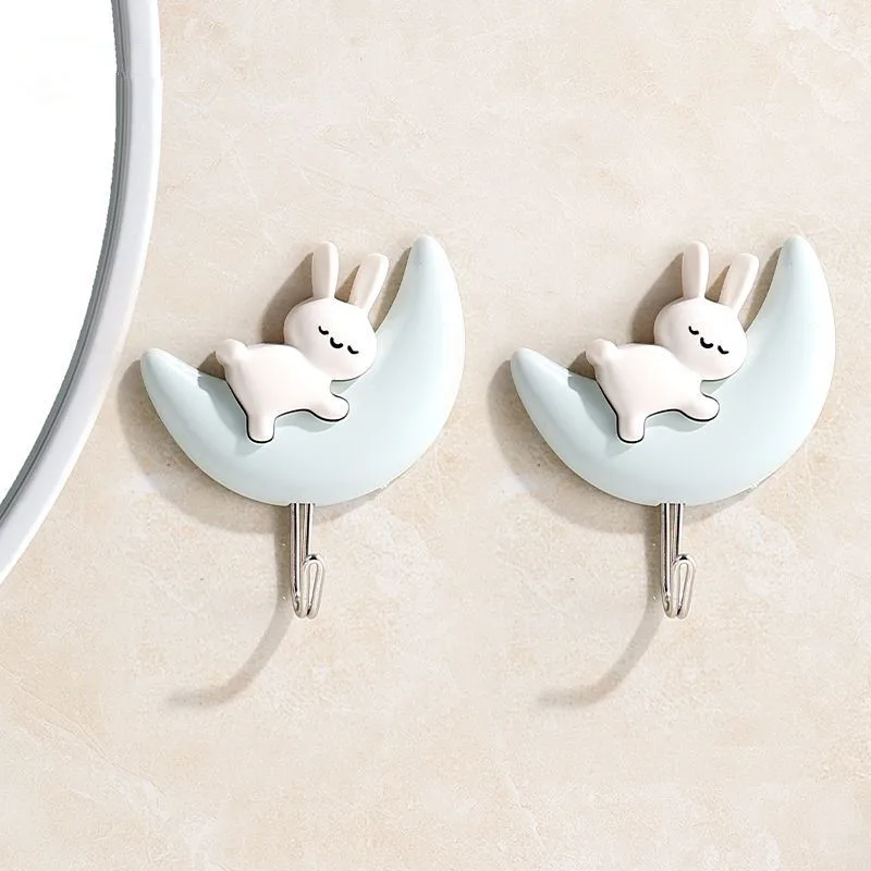 Wall Decorative Entryway Door Bathroom Multi-Function Self Adhesive Hanger Hook School & Nursery Stacking Plastic Stool