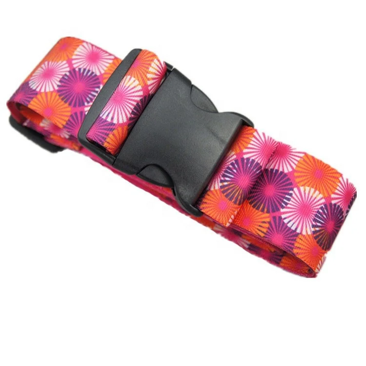 Luggage Strap to Keep Suitcase Secure Adjustable Length and Custom Printing