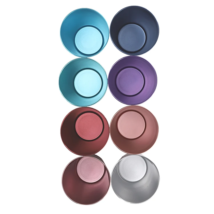 Пищевой прямой алюминиевый стакан для воды, сока, кофе, горячих одноразовых холодных напитков, пива, вина, кружка, металлическая чашка