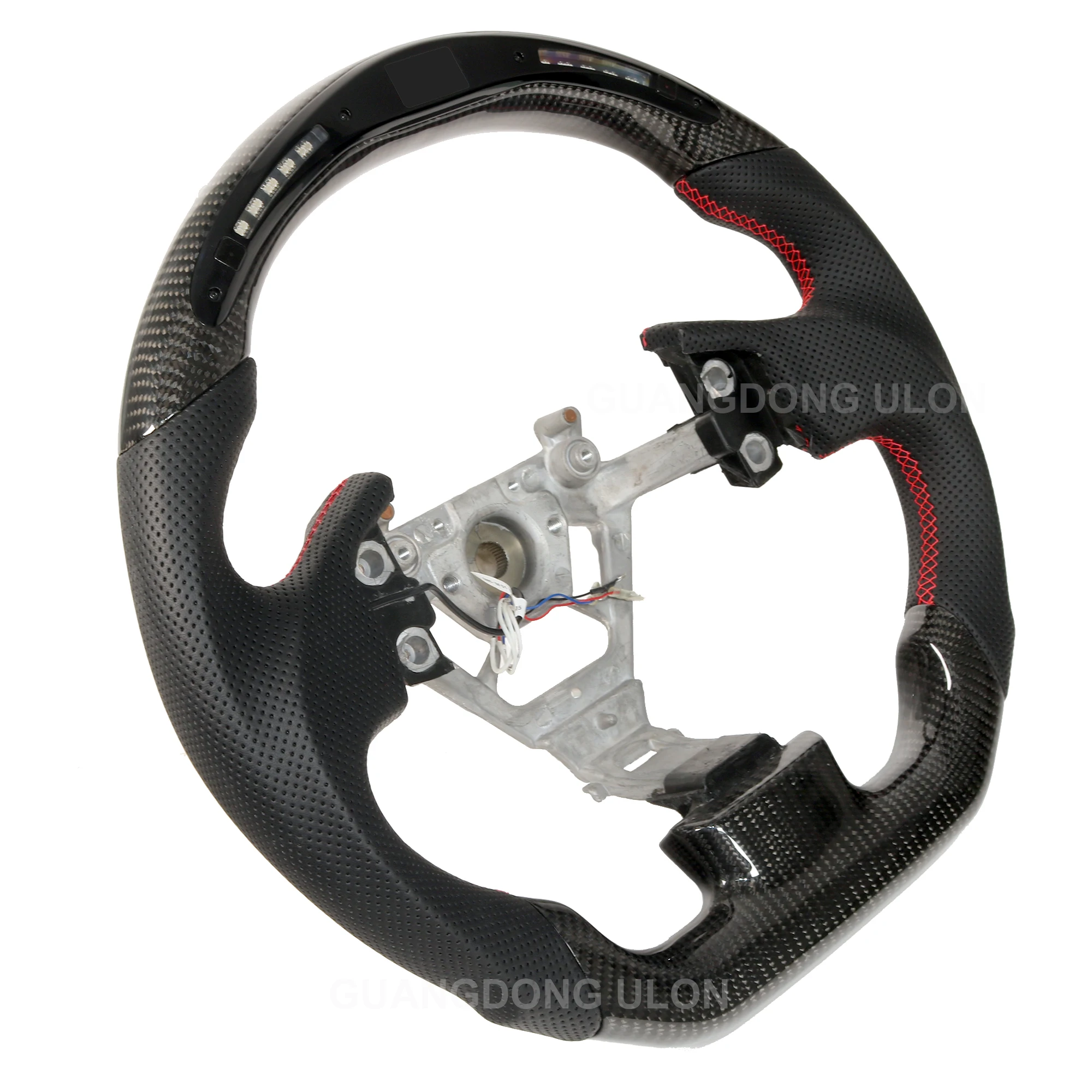 Real Carbon Fiber Steering Wheel with LED fit for NISSAN 350Z 2003-2006 High Quality OEM Steering Wheel Factory