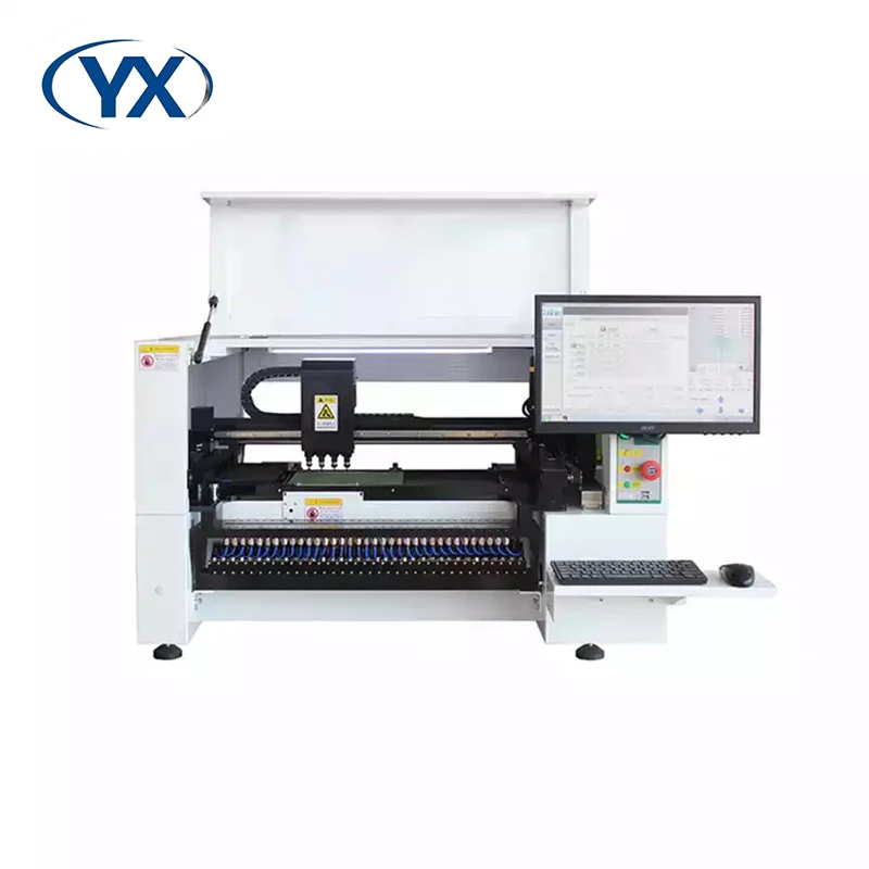 Stock in EU Desktop Semi-Automatic SMT460S with 64 Feeders SMT Pick and Place Machine Led electronic SMD Equipment