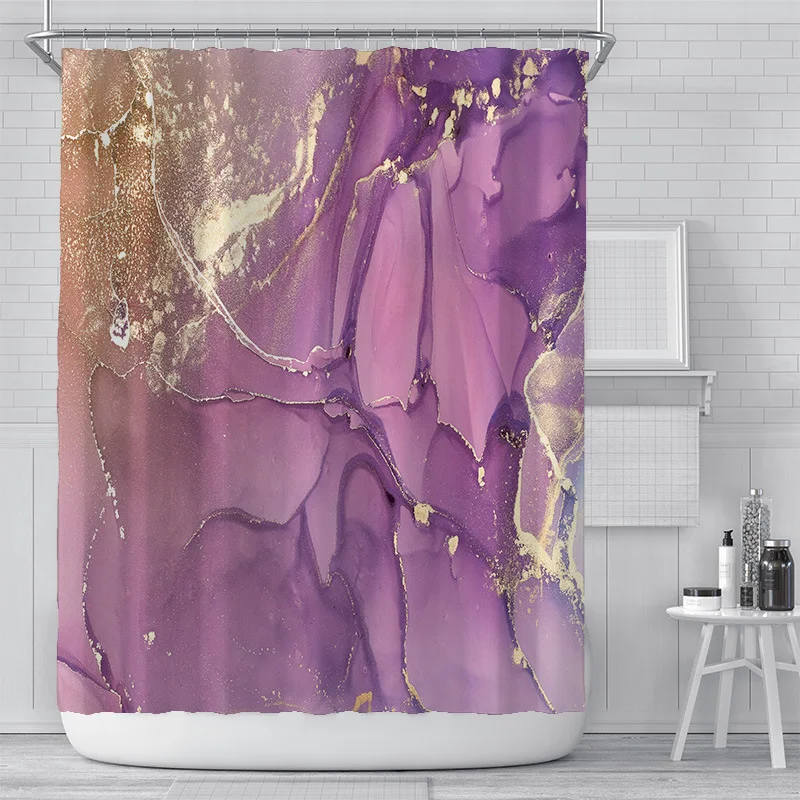 Wholesale Artistical Design Digital Print Waterproof Shower Curtain, Waterproof Bathroom Curtain, Custom Shower Curtain