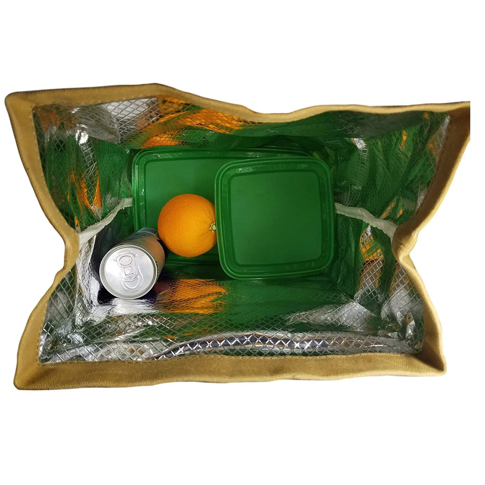 Waterproof Thermal Insulated Waxed Canvas Lunch Bags for Women Men and Kids Reusable Rolled-top