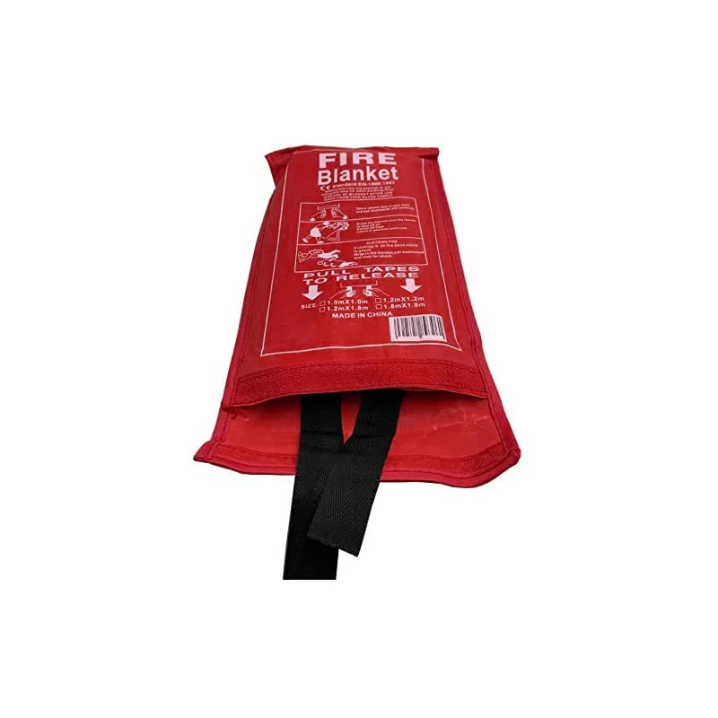 1M x 1M Sealed Fire-Extinguishing Blanket Emergency Survival Shelter Boat Safety Cover