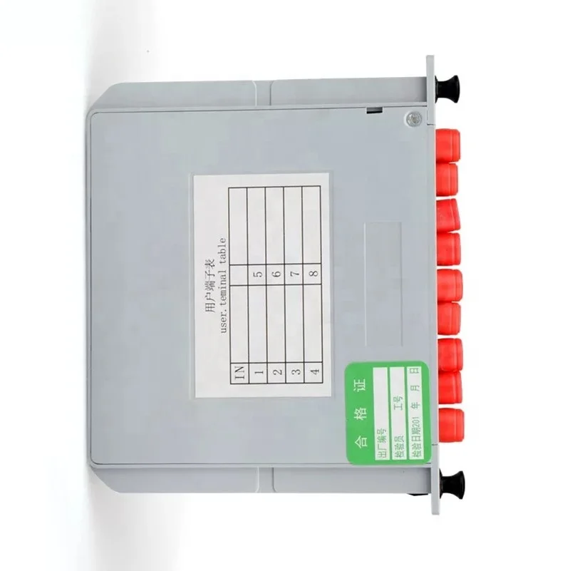 
FTTH Optical Fiber Splitter PLC 1x8 1x 16 . 1x 32 . 1 x 64 fiber optic splitter 