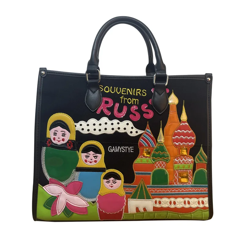 New Women Handbag Double Shoulder Bag Tote Braccialini Handbag Bolsa Feminina Luxury Handbags Women Bags Designer Messenger Bag