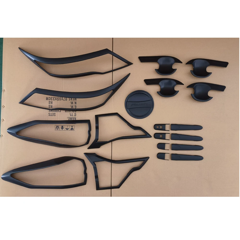 Good quality car exterior accessories auto chrome set  TOYOTA RUSH 2018-ON  car model car ABS chrome full set