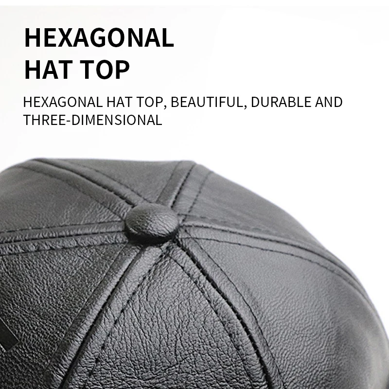 Wholesale 2025 In Stock High Quality Luxury Vintage Embossed Logo PU Leather Baseball Cap