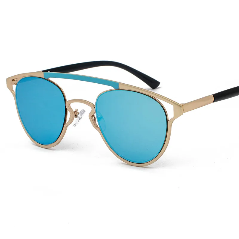 Faral Unique Sun Glasses Unisex Metal Gradient Custom Logo Shades Delicate 2020 New Arrivals Retro Sunglasses