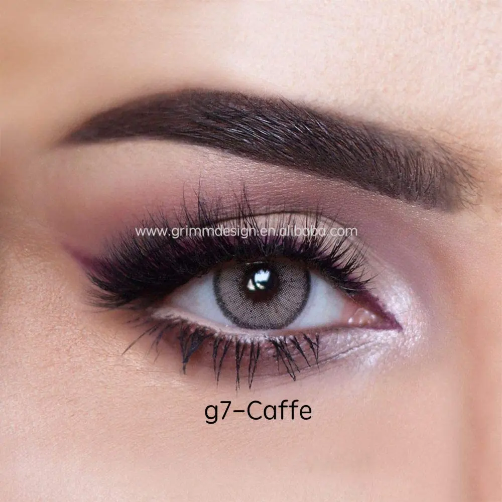 Линзы для глаз с чехлом небесно-голубые натуральные красивые контактные линзы для глаз