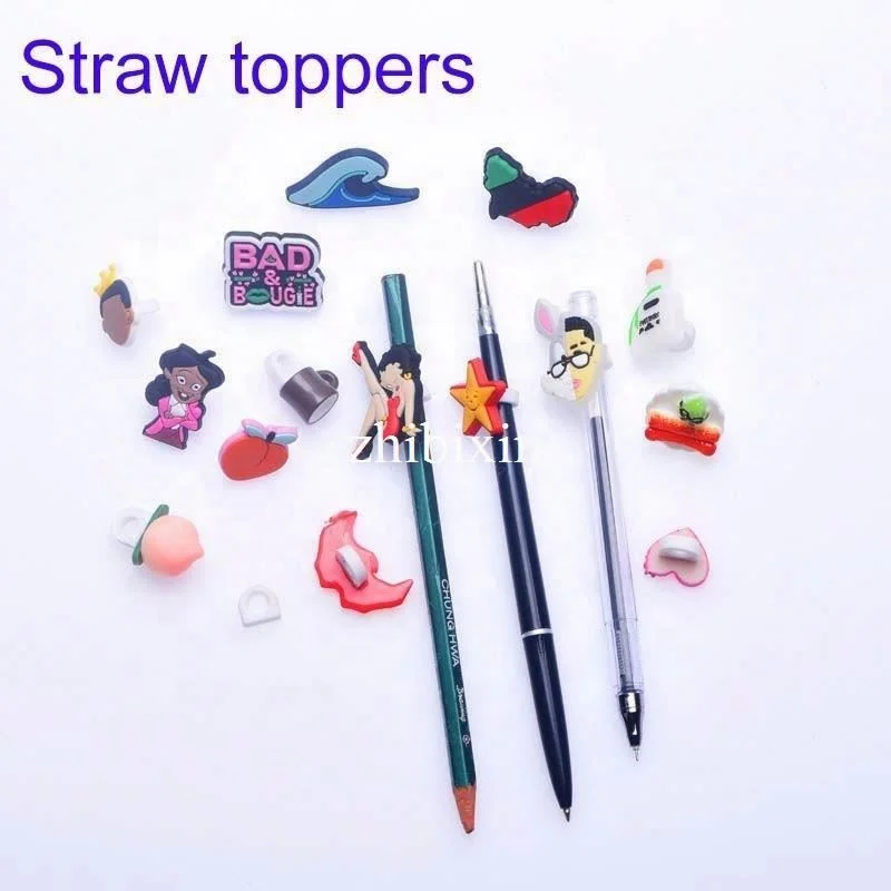 Hot Selling Soft PVC Material Hole Shoes Charm Kids Gift Fashion Shoe Accessories cartoon charms designer