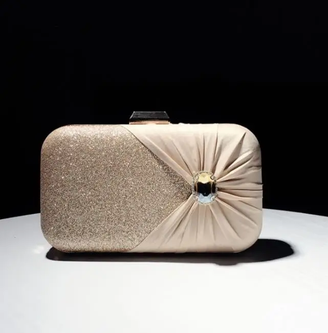 2024 New year party shining crystal woman evening bags dress set, new design factory luxury bling bling lady evening party bags