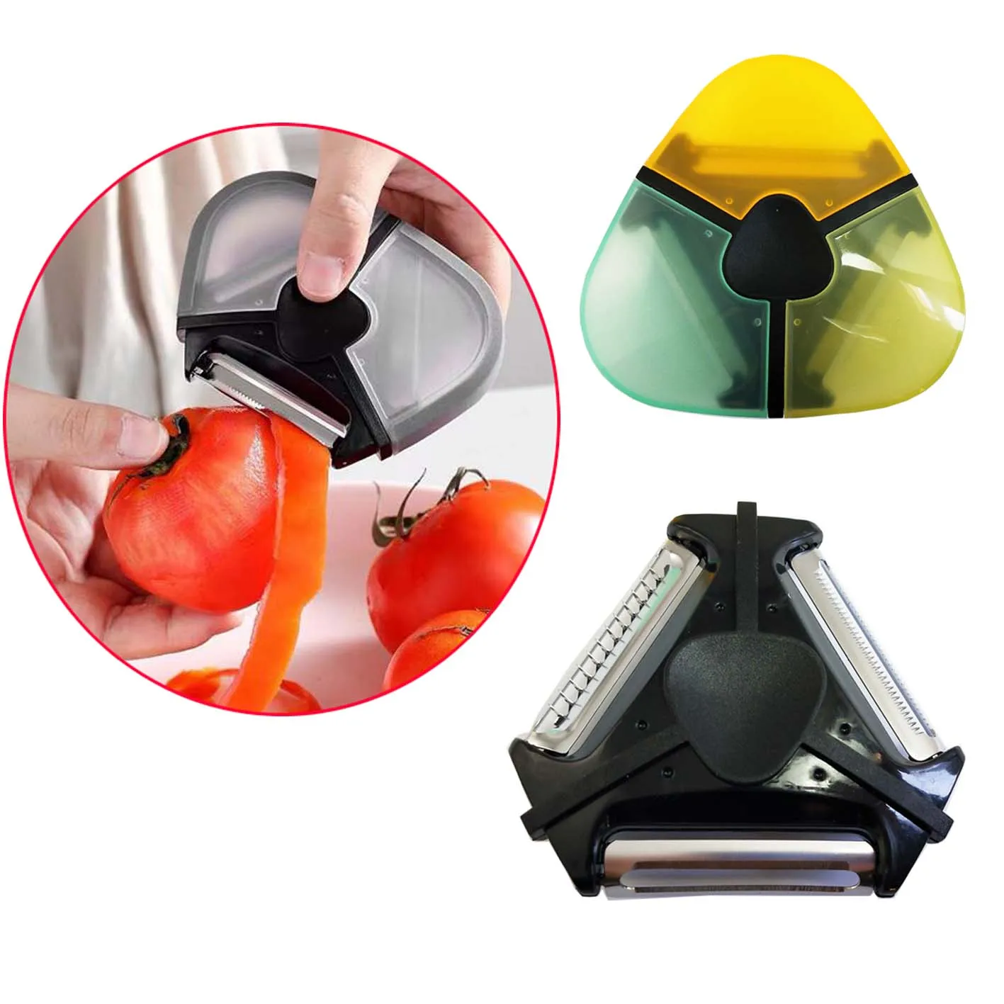 Hot Sell Vegetable Peeler 3 In 1 Fruit And Vegetable Kitchen Peeler