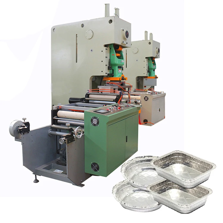 Aluminium Foil Tray Making Machine Automatic Aluminum Foil Container Machine