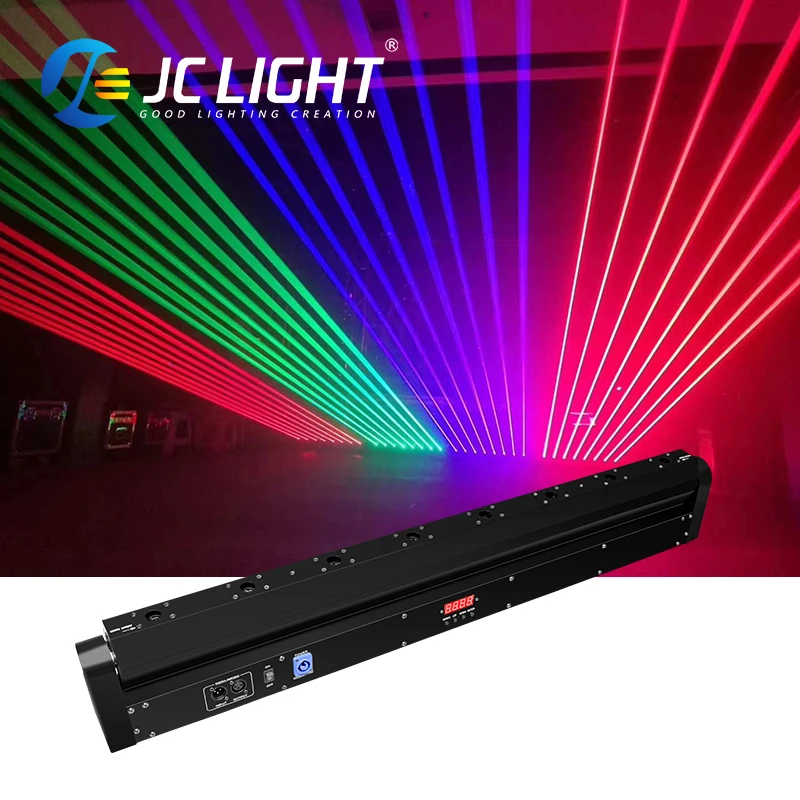 Jc 300Mw 500Mw 8 Eyes Rgb Laser Light Bar Dmx Control 8 Eyes Moving Head Laser Light For Night Club Disco Bar