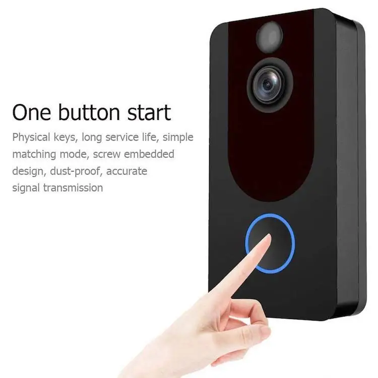  Лидер продаж на Amazon дверной звонок EKEN V7 HD 1080P умная камера безопасности с сигналом Wi-Fi IP-камера дверного звонка для