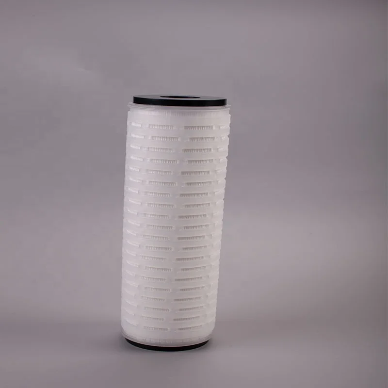 0.45 Micron 20 Inch Nylon Pleated Filter Cartridge For Beer Wine Coffee Filtration