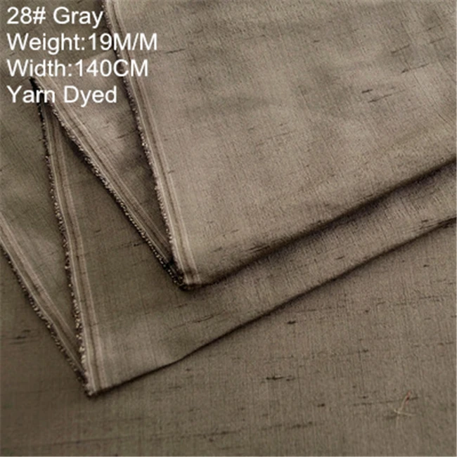 Pure Natural White 100% Silk 19M/M 140CM Width Silk Dupion Fabric for Stiff Garment Suit