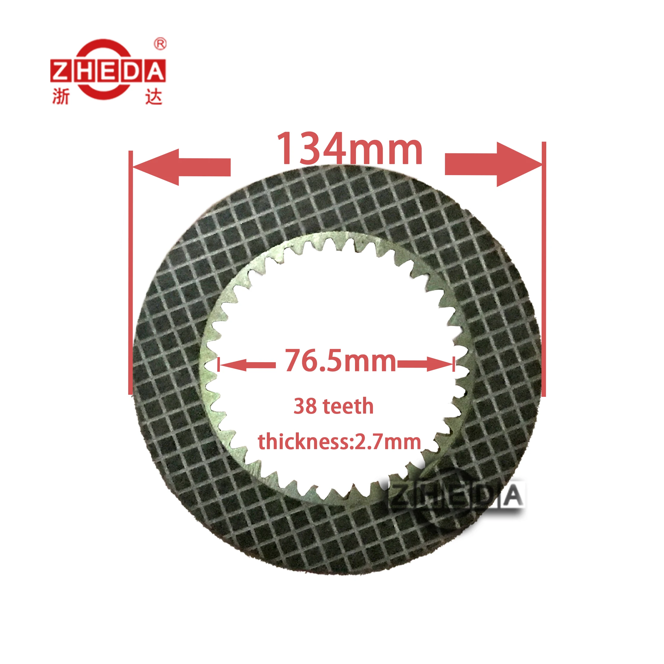 Forklift Spare Parts Friction Plate  15943-82462,YQX100-065 for FD50-100Z7,MAX,BAOLI,HELI CPCD50-100 tcm  Forklift truck