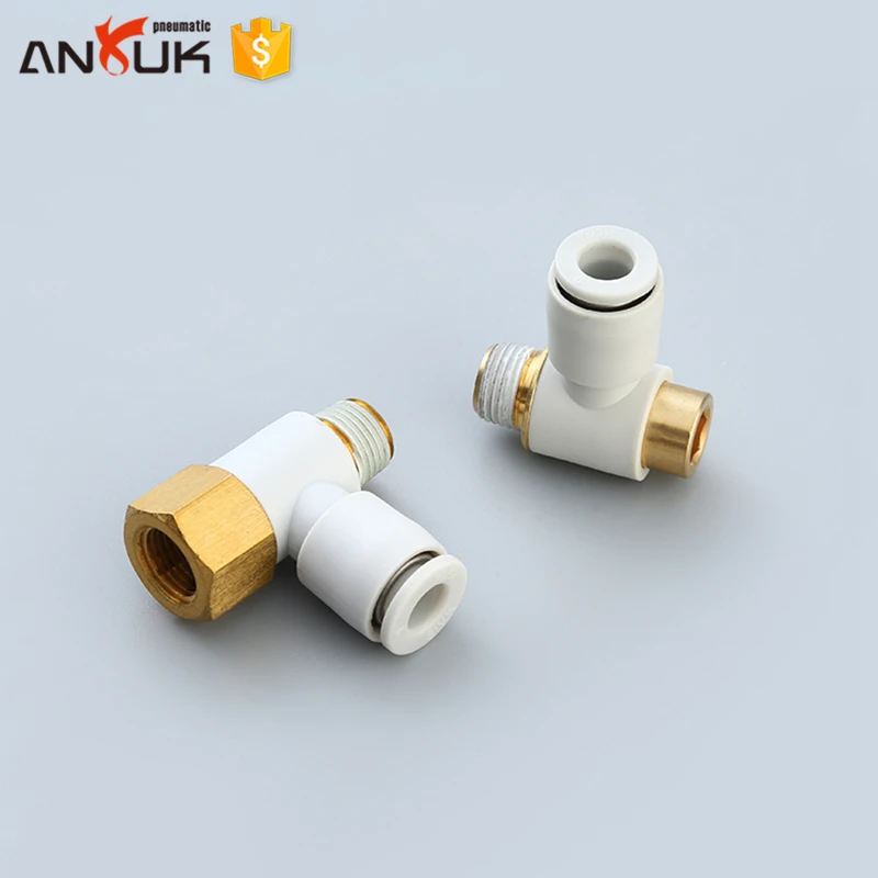 ANRUK SMC S-KQ2VF connector plastic connector T-type connector male and female external and internal threads