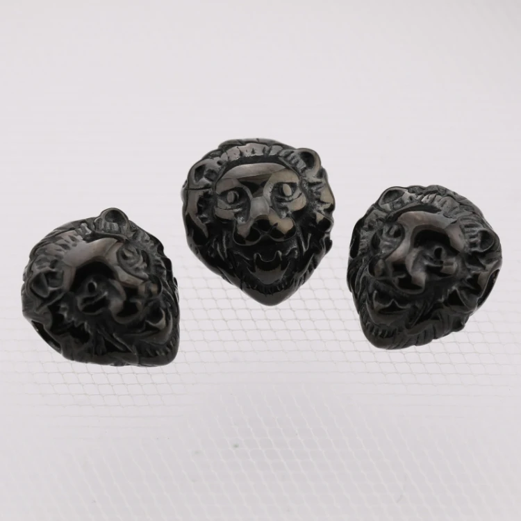 12,5*11 мм позолоченный кулон из нержавеющей стали с головой льва